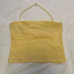 Pull&Bear Yellow Tank Top